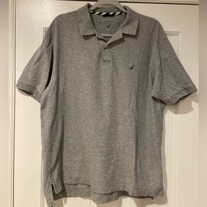 Nautica Men’s Classic Fit Gray Polo Shirt – Size M